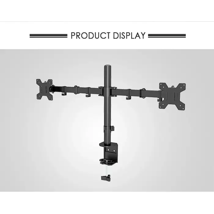 HPY Pazar Çift Monitörlü 13–27 LCD/LED Masaüstü Monitör Standı