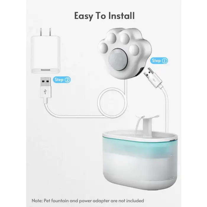 HPY Pazar Pati Sensörlü Hareket Algılayıcılı Kedi Su Fıskiyesi Modülü (WF060 İçin)