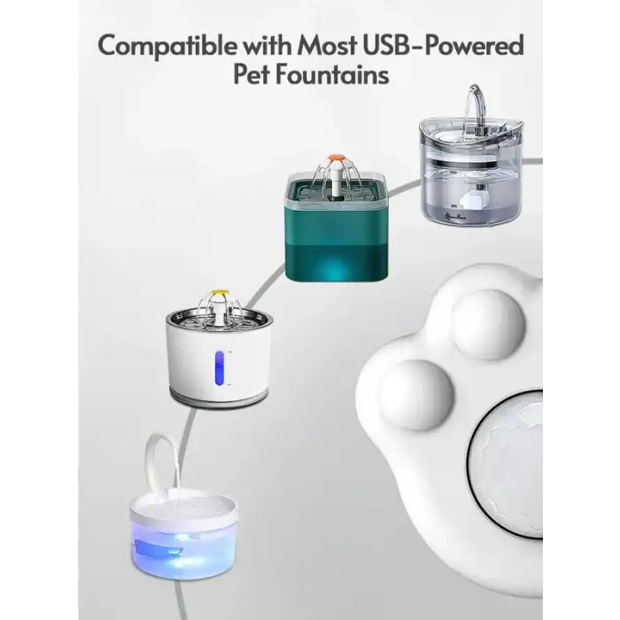 HPY Pazar Pati Sensörlü Hareket Algılayıcılı Kedi Su Fıskiyesi Modülü (WF060 İçin)