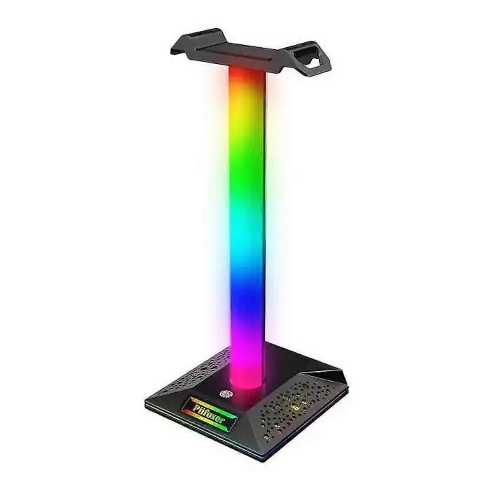 HPY Pazar RGB Gaming Kulaklık Standı – USB, Dokunmatik Işıklı