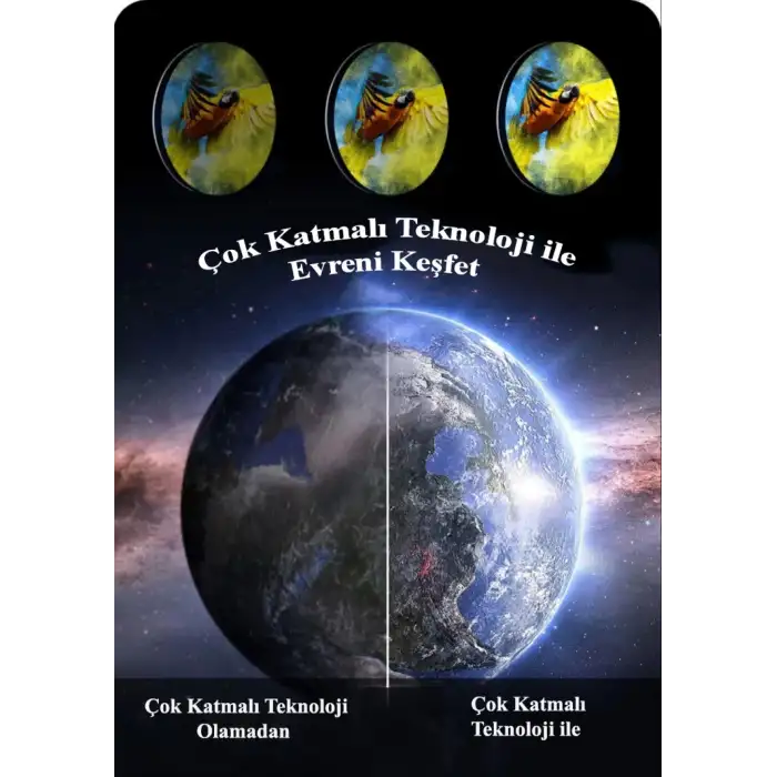 HPY Pazar Stargazing  Yüksek Büyütmeli Astronomik Teleskop – Outdoor Model