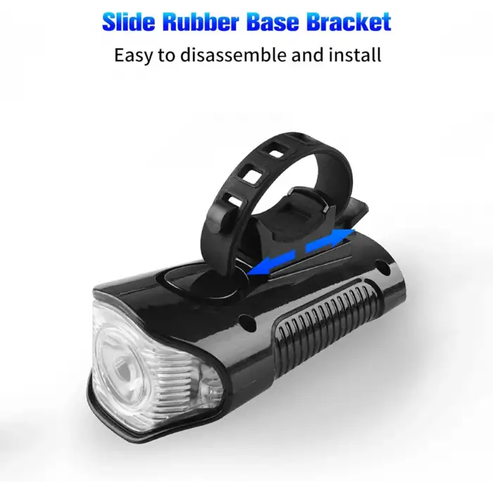 HPY Pazar USB Şarjlı Su Geçirmez Bisiklet Lambası – Kornalı ve LCD Ekranlı