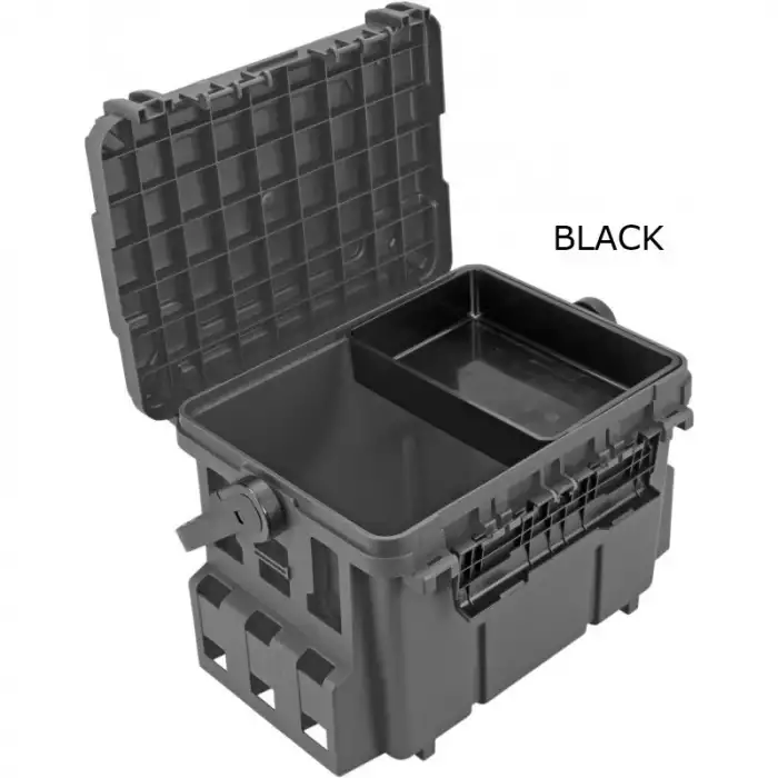 Meiho Bucket Mouth BM-7000 Takım Kutusu  (28 Litre) - Siyah