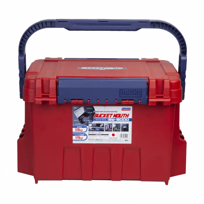 Meiho Bucket Mouth BM-9000 Takım Kutusu (35 Litre) - Kırmızı