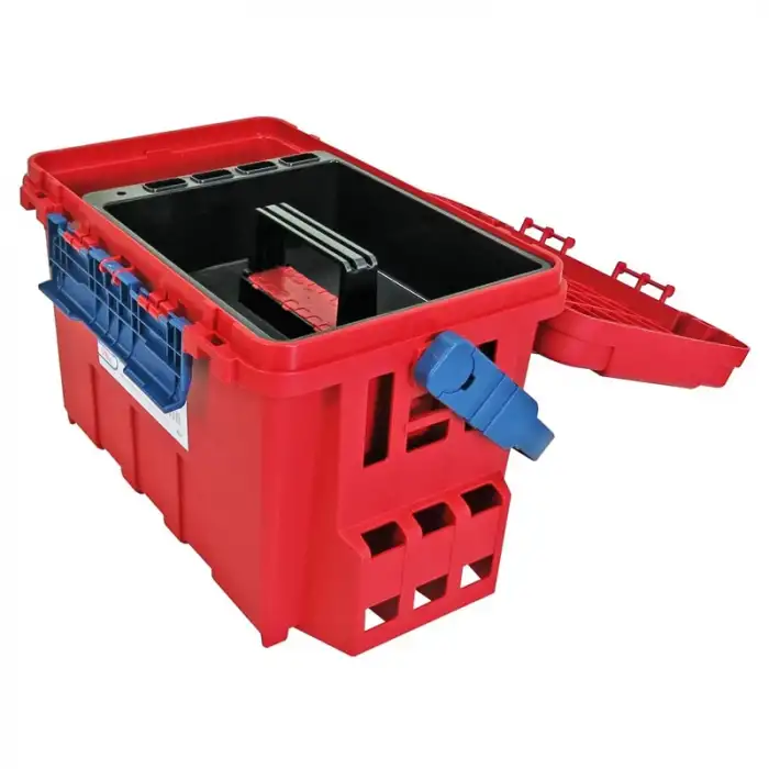 Meiho Bucket Mouth BM-9000 Takım Kutusu (35 Litre) - Kırmızı