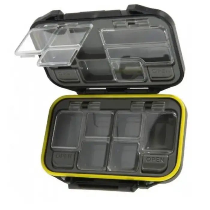 Meiho CB-440 Pro Spring Case Mıknatıslı/Bölmeli Malzeme Kutusu - Siyah