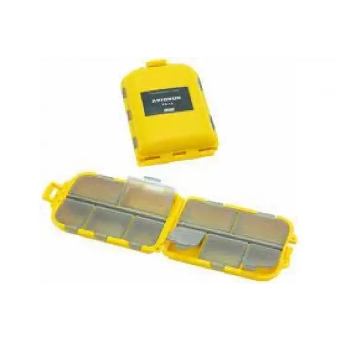 Meiho FB-10 Akiokun Tackle Box Malzeme Kutusu Sarı