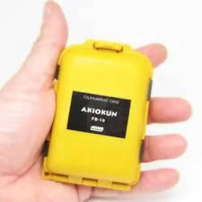 Meiho FB-10 Akiokun Tackle Box Malzeme Kutusu Sarı