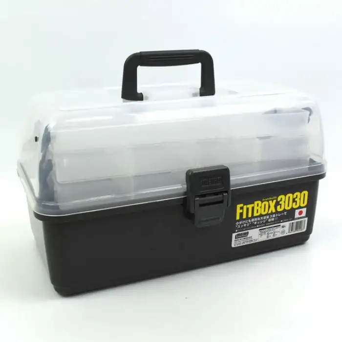 Meiho Fit Box 3030 (New Trout) Malzeme Kutusu - Siyah