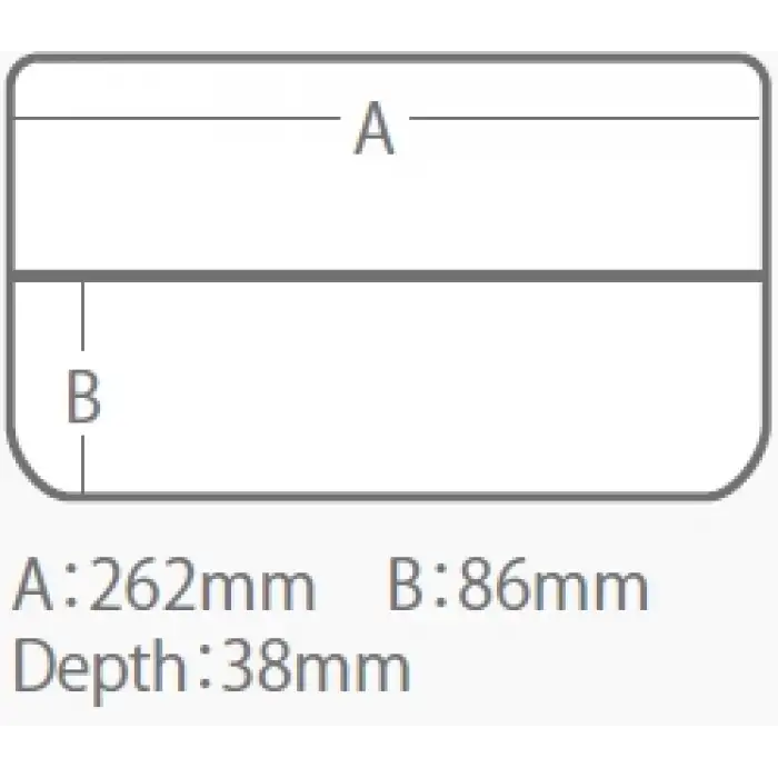 Meiho Versus VS-3038ND Bölmeli Malzeme Kutusu (WORM) - Şeffaf