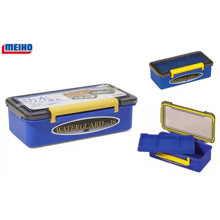 Meiho Water Guard 18 Su Geçirmez Malzeme Kutusu - Mavi