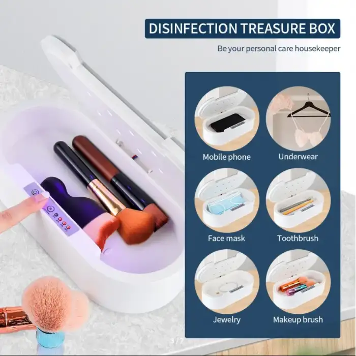 Omniax Akıllı UV Dezenfeksiyon Kutusu Telefon Aksesuar Maske Takı Sterilizasyon Cihazı
