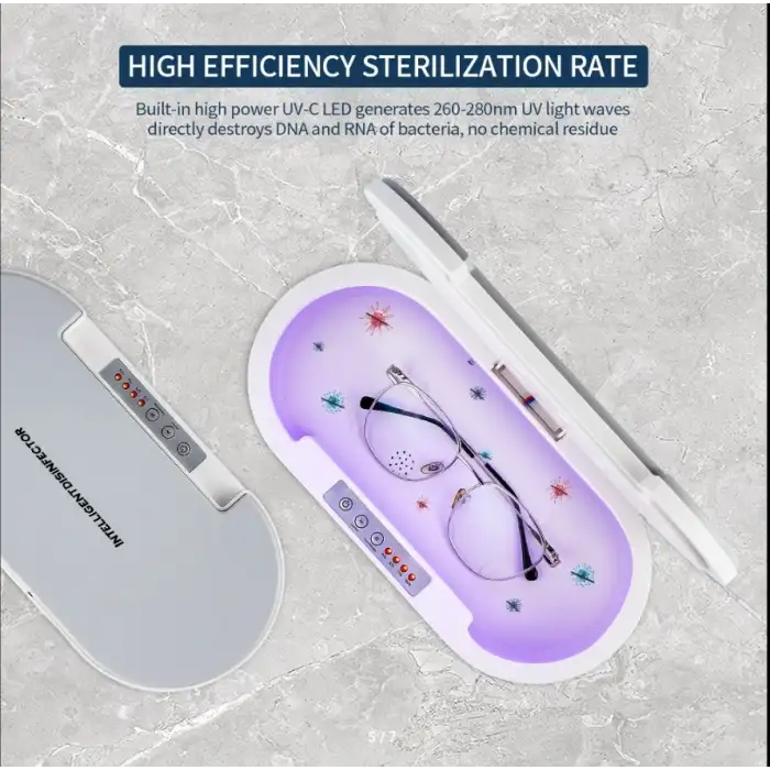 Omniax Akıllı UV Dezenfeksiyon Kutusu Telefon Aksesuar Maske Takı Sterilizasyon Cihazı