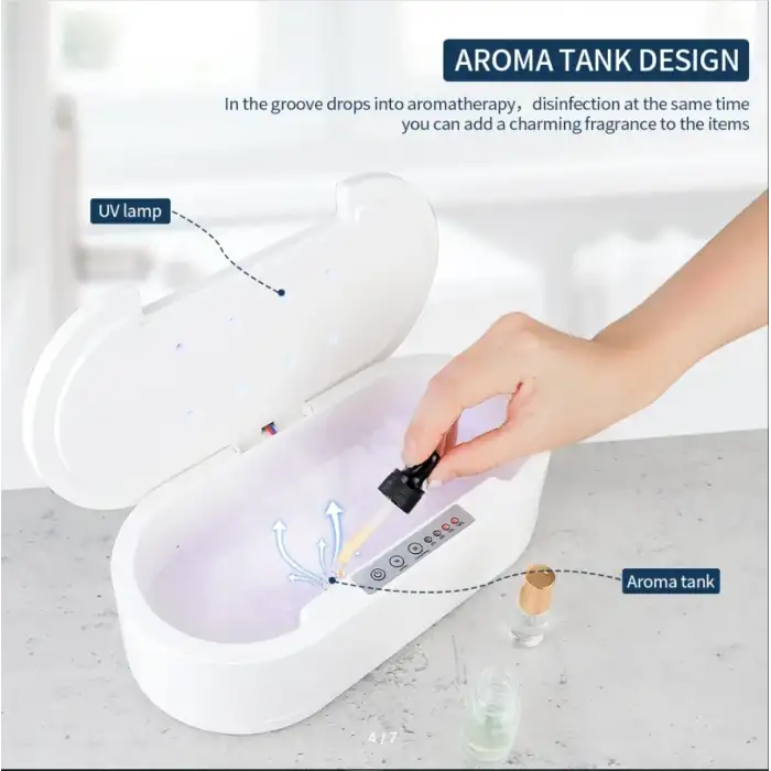 Omniax Akıllı UV Dezenfeksiyon Kutusu Telefon Aksesuar Maske Takı Sterilizasyon Cihazı