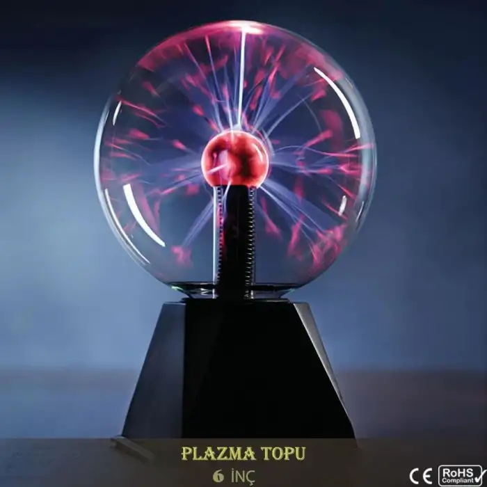 Omniax Cadı Küresi Plazma Işık Küresi Sese Duyarlı Gece Lambası - BÜYÜK BOY