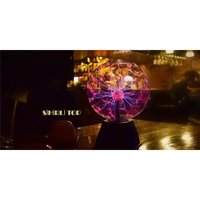 Omniax Cadı Küresi Plazma Işık Küresi Sese Duyarlı Gece Lambası - BÜYÜK BOY