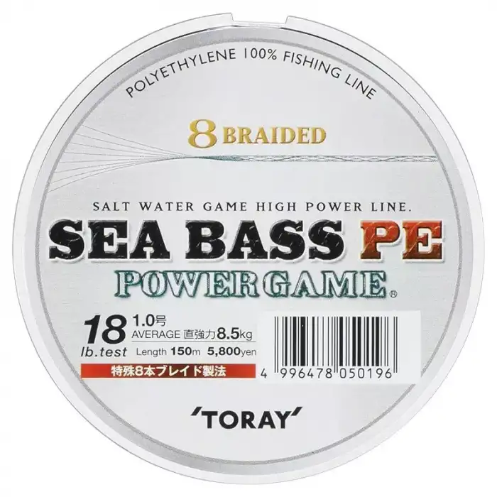 Toray SEA BASS PE POWER GAME 150m 18LB (F71L)