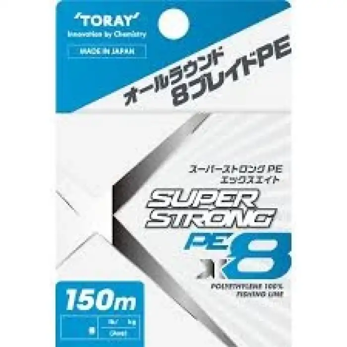 Toray SUPER STRONG PE X8 150m 0.8 pe (F72Q)