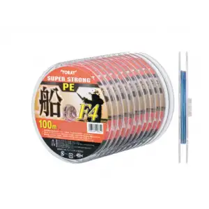 Amazon.com: Toray Super Strong PE Ship F4 Multi Color 100m