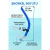 Omniax Yetişkin Yüzme Antrenman Şnorkeli - Siyah