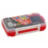 Meiho Run Gun Case 1010W-1 Çift Taraflı Evalı LRF Kutusu - Balıkçılık Malzemesi Organizer -Kırmızı