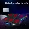 HPY Pazar Coolcold RGB Gaming Laptop Soğutucu – Altı Fanlı, 12–17