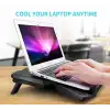 HPY Pazar Dört Fanlı Laptop Soğutucu – 14–17 Notebooklar İçin