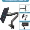 HPY Pazar North Bayou G40 22–40 3–15 kg Ekranlar İçin Masaüstü Amörtisörlü Monitör Tutucu