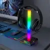 HPY Pazar RGB Gaming Kulaklık Standı – USB, Dokunmatik Işıklı