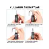 Omniax 4 Haneli Şifreli Asma Kilit Çelik Halkalı - Dolap/Bavul/Spor Çantası/Spor Salonu Kilidi