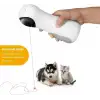 OmniaX Otomatik İnteraktif Kedi Oyuncağı - Hareket Sensörlü, Şarjlı, LED Işıklı