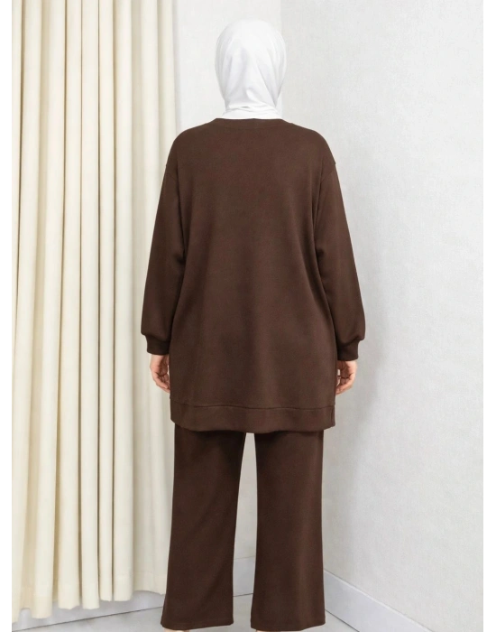 İki Yanı Düğme Detaylı İkili Takım