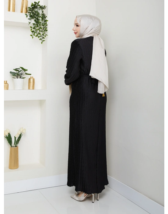 Kendiliğinden Piliseli Elbise