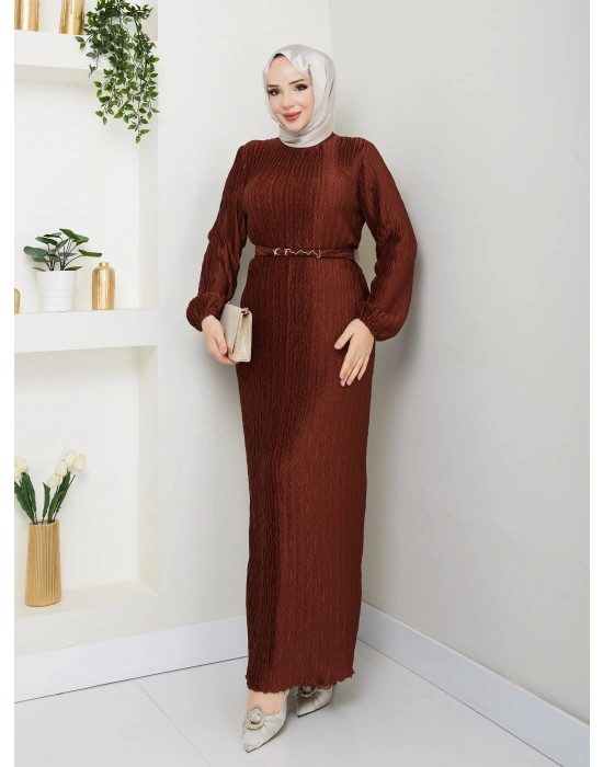 Kendiliğinden Piliseli Elbise