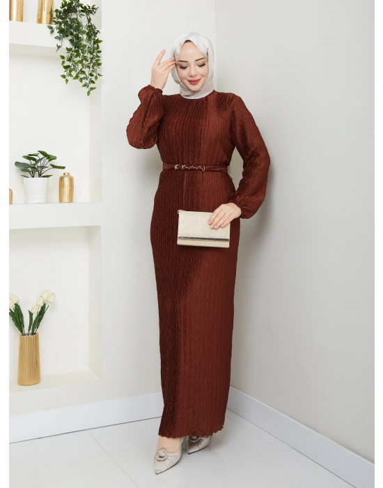 Kendiliğinden Piliseli Elbise