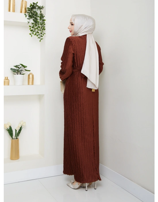 Kendiliğinden Piliseli Elbise