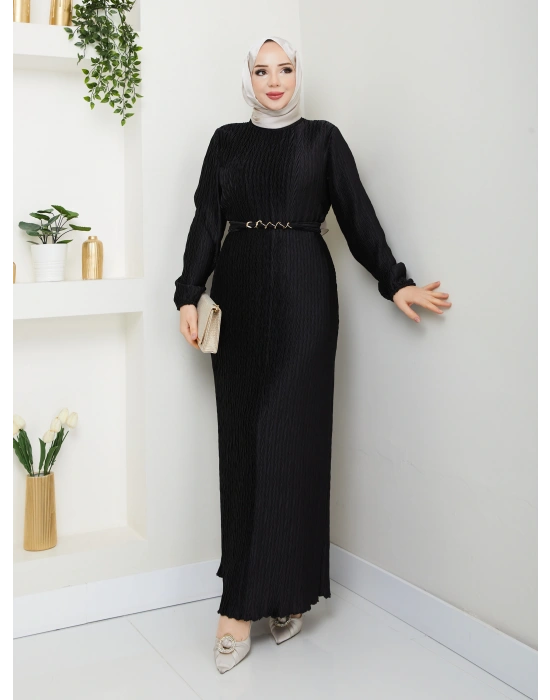 Kendiliğinden Piliseli Elbise