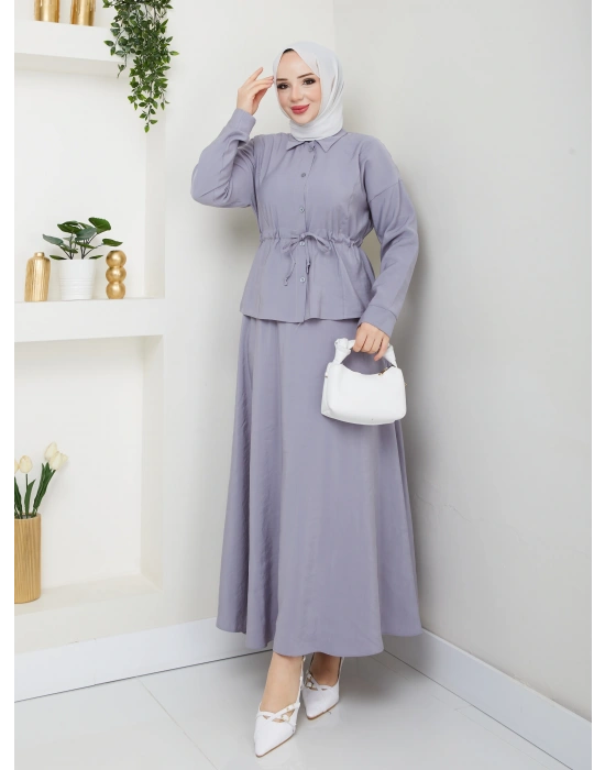 Modal Kumaş Etekli Takım