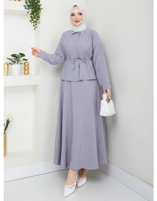 Modal Kumaş Etekli Takım