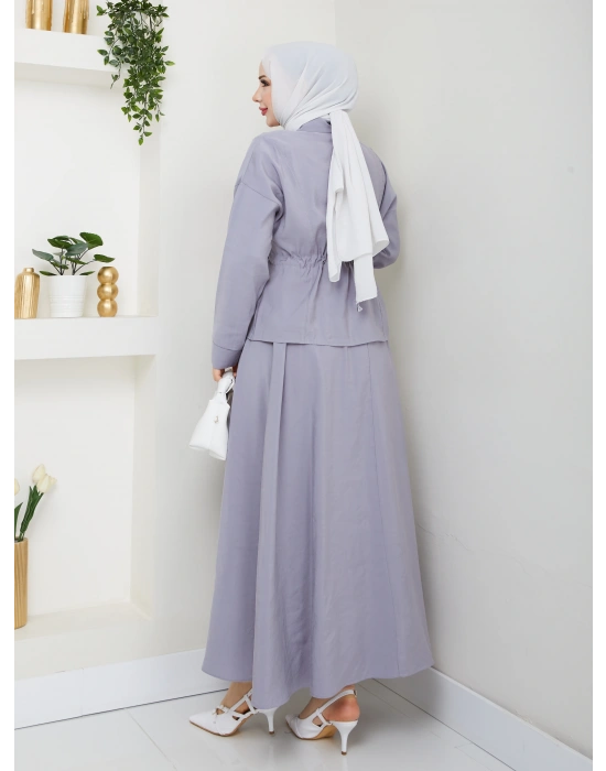 Modal Kumaş Etekli Takım