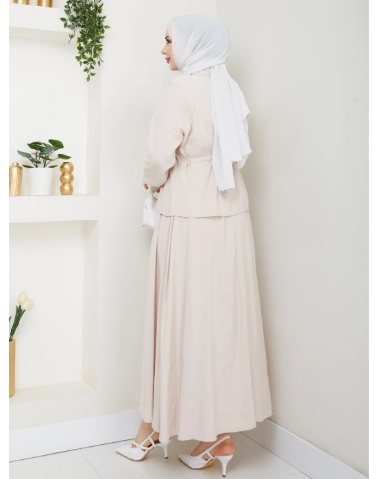 Modal Kumaş Etekli Takım