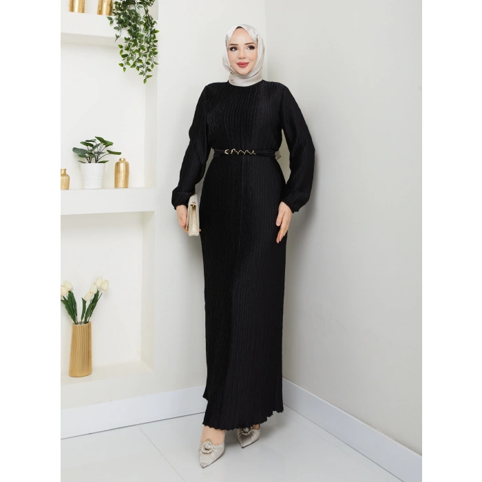 Kendiliğinden Piliseli Elbise