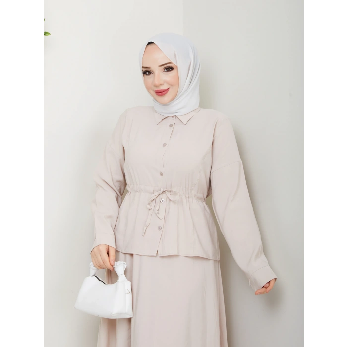 Modal Kumaş Etekli Takım