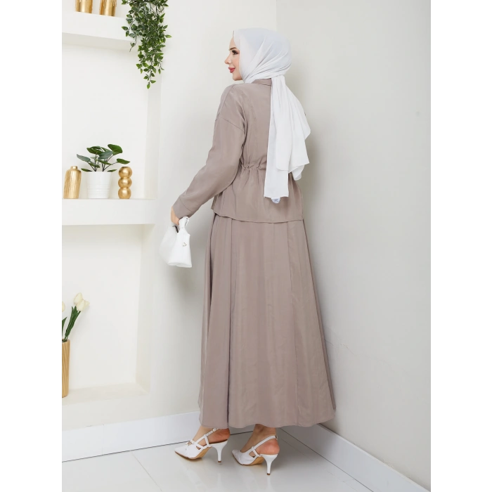 Modal Kumaş Etekli Takım