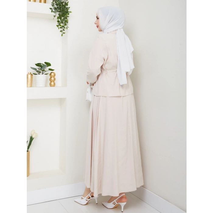 Modal Kumaş Etekli Takım