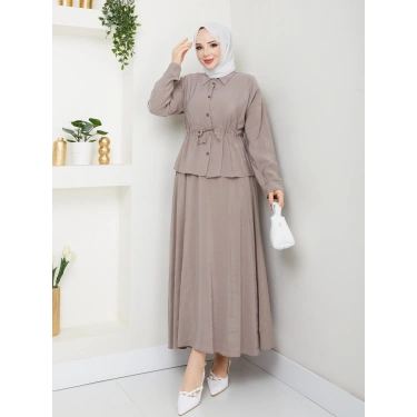 Modal Kumaş Etekli Takım