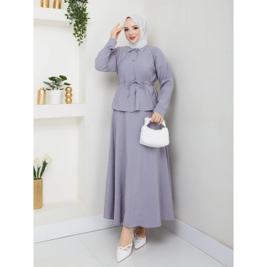 Modal Kumaş Etekli Takım