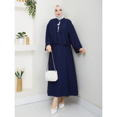 Önü Bağlamalı Çilek Kumaş Etekli Takım