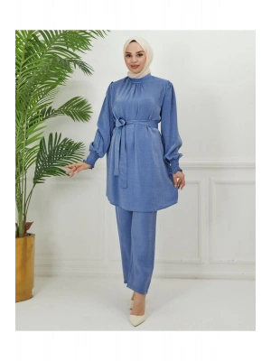 Parlak Kumaş İkili Takım