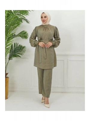 Parlak Kumaş İkili Takım